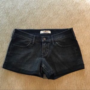 Hollister Black Denim Jean Shorts NWT Sz 5 27